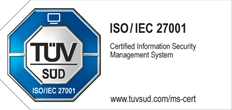 Logo: TÜV Süd zertifiziert