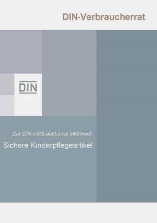 Deckblatt Broschüre Kinderpflegeartikel