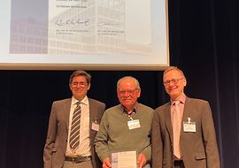 Portrait von Hon.-Prof. Dr.-Ing. Volker Wittstock, Herr Dipl.-Phys. Anton Homm, Dr. rer. nat. Andreas Müller