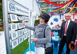 Memorytafel auf dem Bürgerfest des Bundespräsidenten 2017