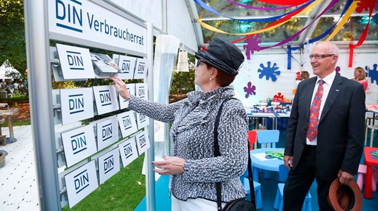Memorytafel auf dem Bürgerfest des Bundespräsidenten 2017