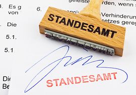 Stempel vom Standesamt