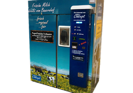 Milchausgabeautomat in Selbstbedienung