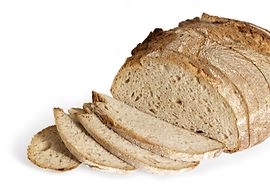Geschnittenes Brot mit einer SB-Brotschneidemaschine