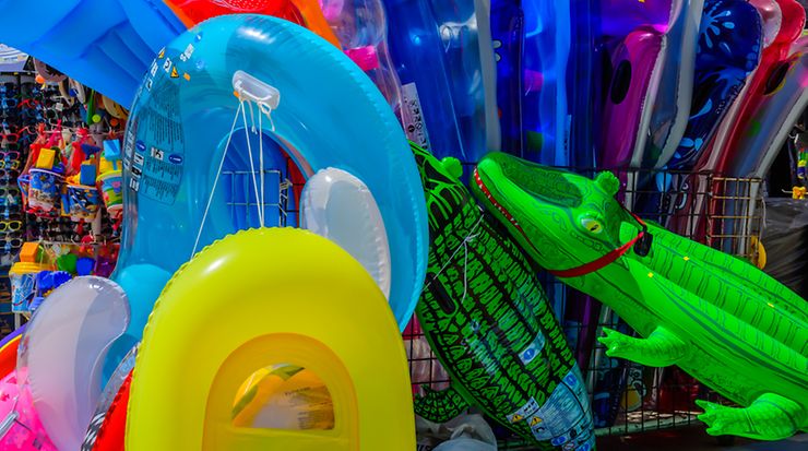 Aufblasbare Freizeitartikel