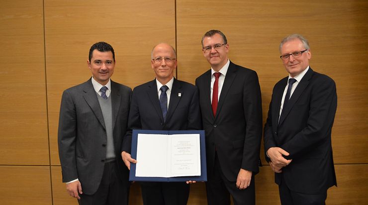 Dr. Albert Dürr, Ernst-Peter-Ziethen, Christoph Winterhalter, Rüdiger Marquardt