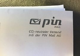 CO2 neutraler Versand - Briefumschlag