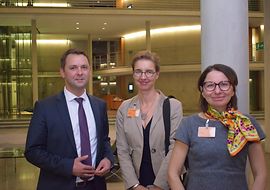 Dr. Andreas Lenz, MdB, Sibylle Gabler, Lorenza Jachia