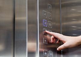 Bedienteil in einem Aufzug