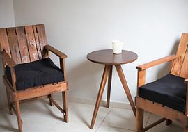 Möbel aus wiederverwendbarem Material