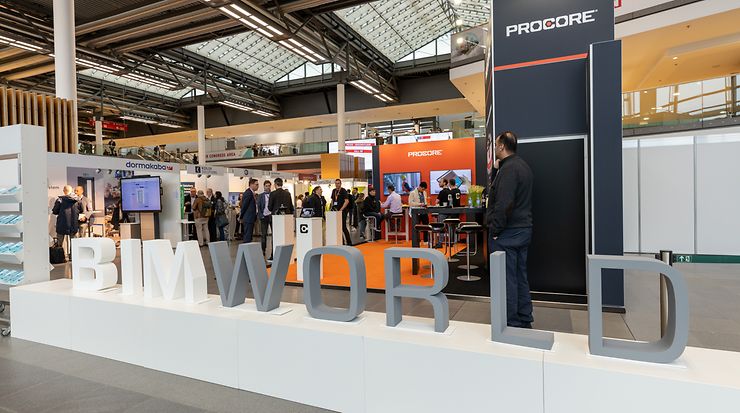 Messeszene von der BIM World 2022